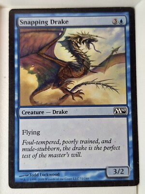 Snapping Drake - Magic 2010 Core Set M10 - Magic the Gathering MTG Nice!