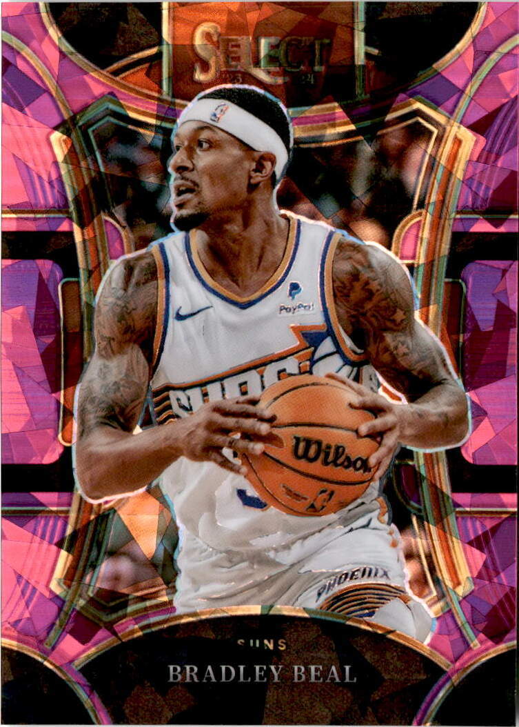 2023-24 Panini Select #354 Bradley Beal Pink Cracked Ice