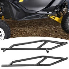 Steel Nerf Bars Rock Sliders For 2024+ Can Am Maverick R 2 Doors 715007170