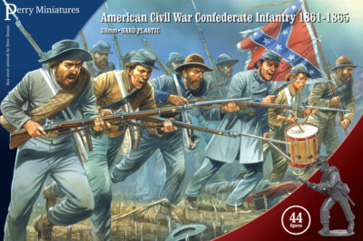 4 Blocs D'infanterie Confédérée - Guerre De Sécession, Jeu Hold The Line, Occasion