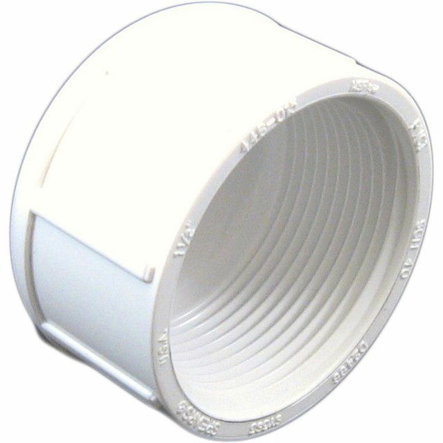 PVCCAP112T Schedule 40 PVC Threaded Cap, 11/2 Inch eBay