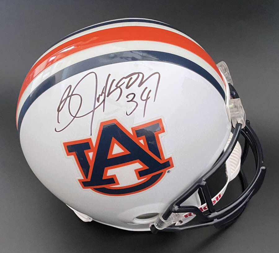 auburn tigers autographed football helmet Bo Jackson SIGNED Auburn Tigers F/S Helmet Heisman #34 ITP PSA/DNA  AUTOGRAPHED