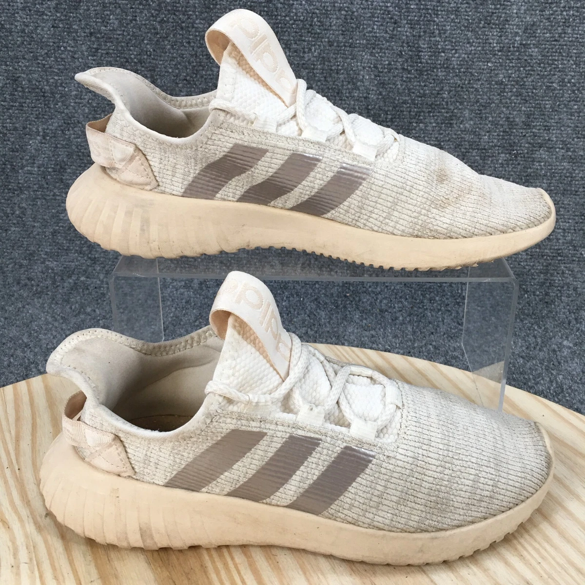 Adidas Running Shoes Mens 6.5 Kaptir X Beige Low Athletic Sneakers