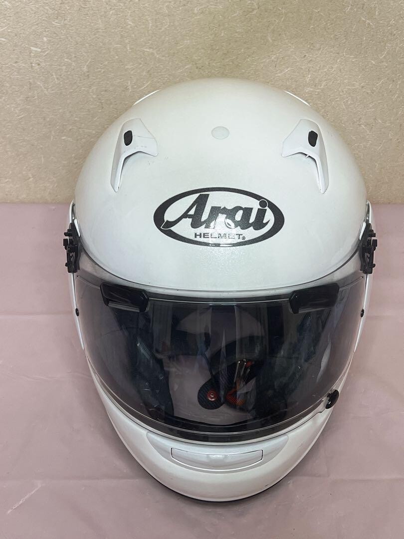 ❤️美品❤️Arai/Astro/IQ❤️フルフェイス❤️L/59~60cm Arai full-face helmet Astro IQ. Color: White Size: 59-60cm