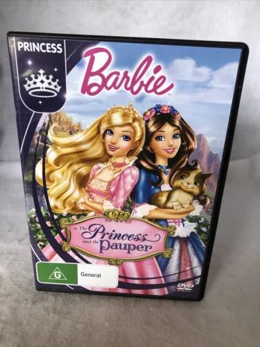 Barbie-The Princess and the Pauper (DVD, 2004) VGC. Free Shipping Region.2.4