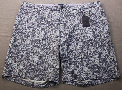 Peter Millar Crown Crafted Mens Galaxy Blue Floral Surge Golf Shorts NWT 42 $115