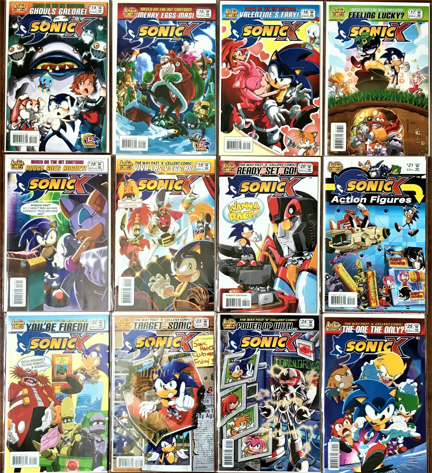 LOT 306: SONIC Hedgehog X Comic Books 14-25 ~ 2007 Complete Set Bagged  Board NEW | eBay