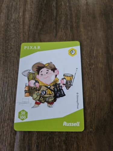 Woolworths WONDERS Disney 100 Collector Trading Cards Pixar Russell Up!  #50 NEW - Picture 1 of 1