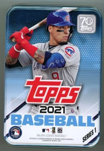 2021 Topps MLB Series 1 Collectible Baseball Tin - Javier Baez - Factory Sealed