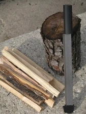 Firewood Kindling Splitter, High Strength Steel Kindling maker, 1/4 Log Splitter