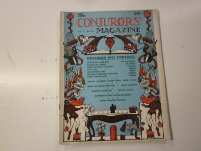 November 1945, CONJURORS MAGAZINE, Dell O'Dell, Charles Carrer, Clayton Jacobson