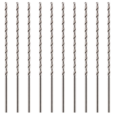 10 x DIN1869/2 extra extralange Serie HSS M2 vollgeschliffene Jobber Bohrer
