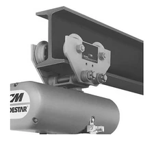 CM Lodestar Low Headroom Trolley 1000 Lb 3"- 6" width I- Beam 1" Lug Mount 