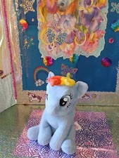   Hasbro / My Little Pony /"Rainbow Dash" Blue Color Coin Bank '2016 9" Plush 