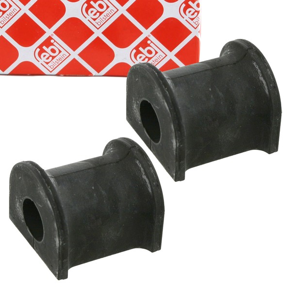 2X febi Stabilisatorlager Lager FüR VW Caddy 3 4 / Alltrack Hinten 2K0511413D-image