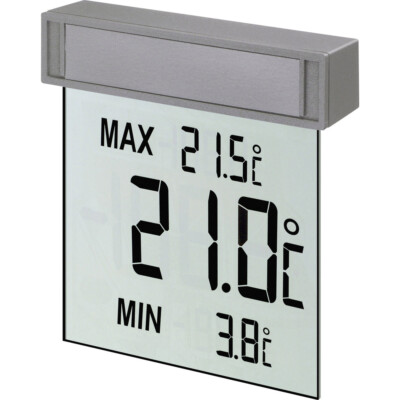 TFA Dostmann 30.1025 Fenster-Thermometer Silber 30.1025
