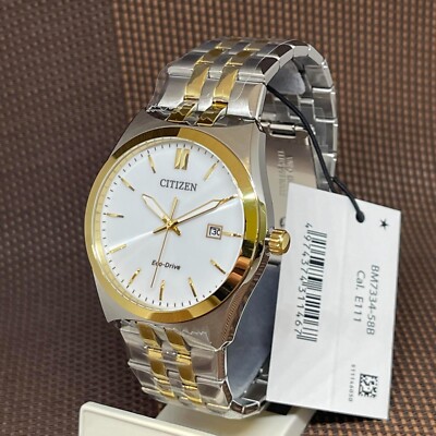 Citizen Eco-Drive BM7334-58B Corso Two-Tone Gold Stainless Steel