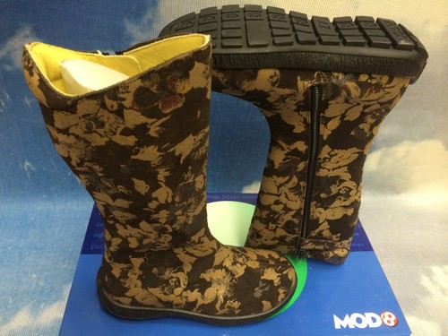 France tMOD8 Niñas Botas con Cremallera de Cuero Talla 26, 27/Niño Pequeño Talla 9,5 a 10,5 - Imagen 3 de 4