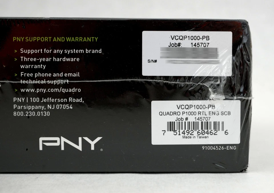 PNY nVidia Quadro P1000 4GB GDDR5 PCIe 4xminiDP VCQP1000-PB 900-5G212-1751-000 - Image 4 of 4
