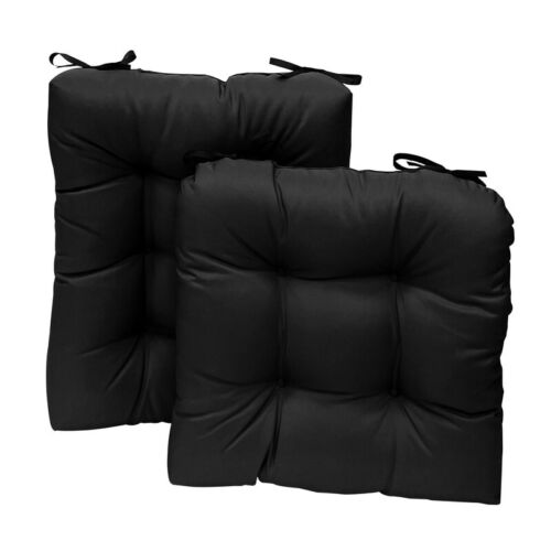 Rocking Chair Cushion Set w/Ties Outdoor Seat Chair Cushions 2Pack Chair Cushion