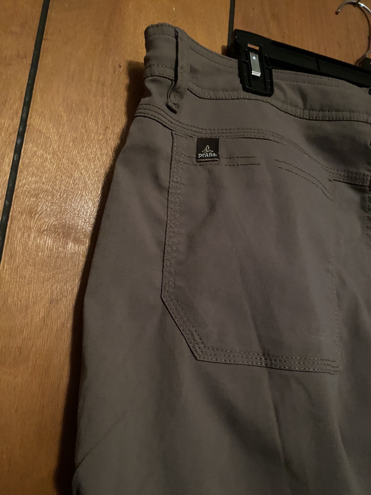 Mens Prana Breathe Hiking Pants Size 35 X 30 Gray Stretch eBay