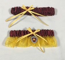 New NCAA University of Minnesota Gophers Elastic Lace Bridal Wedding Garter Set