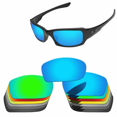 Lenslog Polarized Replacement Lenses For-Oakley Fives Squared Sunglass Options
