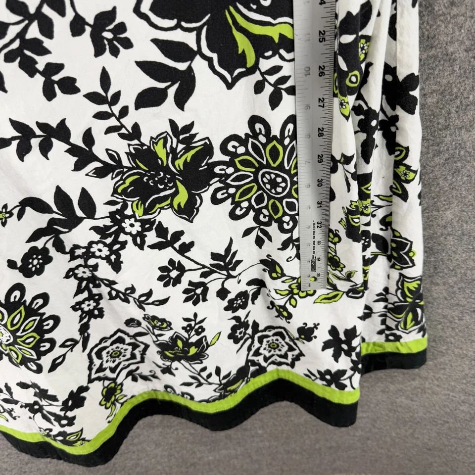 Cato Dress Women 20W Plus White Floral Sheath Midi Zipper Sleeveless Lined - Image 4 of 4