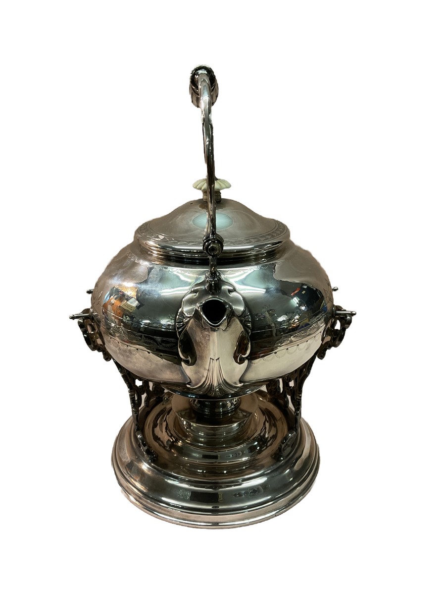 Antique CHRISTOFLE FRANCE Silverplate Tilt Kettle TEAPOT | eBay