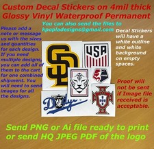 Custom Vinyl Decal Sticker Company Brand Promotion Logo QR Code Social Media