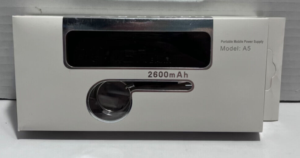 PowerBank 2600mAH Backup External Battery Black