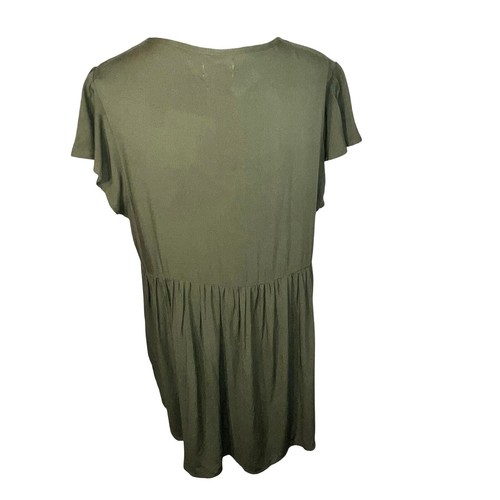 True Craft, women XL, scroll embroidered, baby doll tassel pleated tunic NEW - Picture 2 of 9