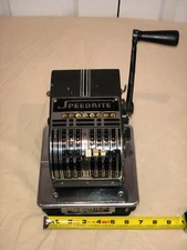 Vintage Speedrite Check Writer Hall-Welter Co.