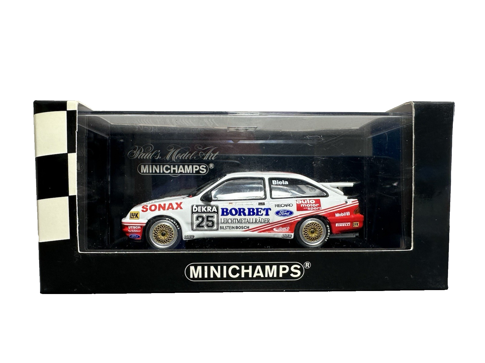 Minichamps 430898025 Ford Sierra RS500 Team Grab DTM 1989 Frank Biela