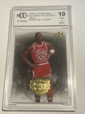 2009 Upper Deck Michal Jordan Beckett Mint 10 LEGACY Collection