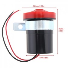 105dB Backup Warning Alarm Beeper Reversing Horn for Car Truck Vehicle 12V/24V