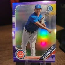 2019 Bowman Chrome Prospects ADBERT ALZOLAY PURPLE REFRACTOR #159! #/250!