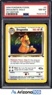Pokemon 1999 Dragonite 4/62 Holo Fossil 1st Edition PSA 8