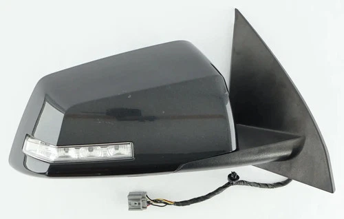 07 - 12 Acadia Outlook Traverse Heated Passenger Mirror Turn Signal Carbon Black