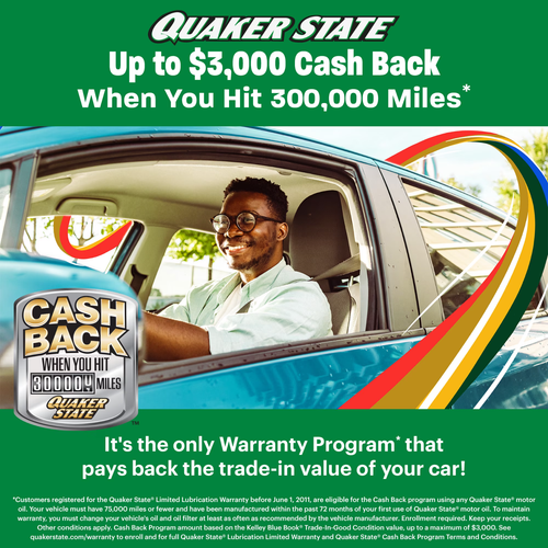 2 Pack Quaker State Full Synthetic High Mileage 5W-30 Motor Oil, 5 Quart - Picture 6 of 7