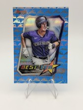 2025 Bowman's Best Charlie Condon BT-8 Best Tek Blue /75 Colorado Rockies