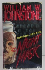 VINTAGE 1994 Night Mask - William W. Johnstone [Fiction, Horror] PB 1st Ed.