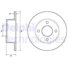 Disque de frein Volvo 245