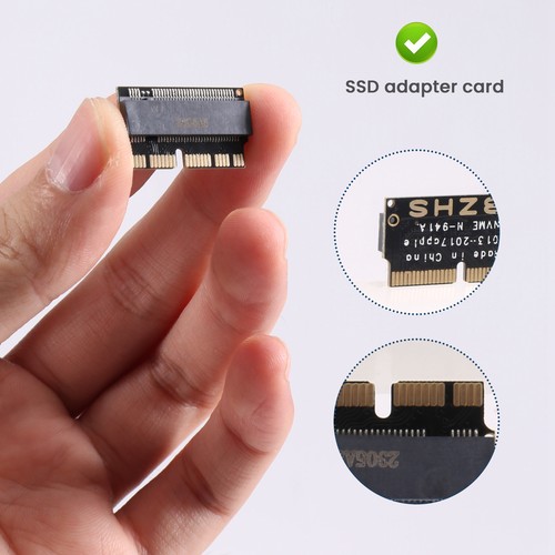 Carte adaptateur SSD NGFF M.2 NVME pour mise à niveau par Air (année 2013-2016) et 8431 - Photo 5/7