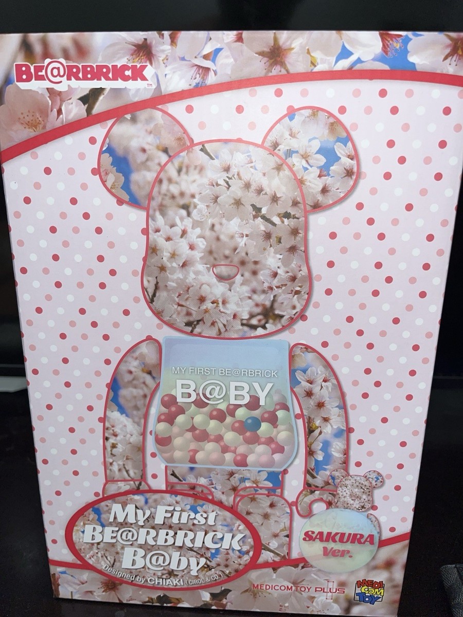 Bearbrick Medicom My First Bearbrick Baby Sakura Ver. 400% 100% | eBay
