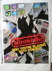 NES Promo Poster Large 20" X 27" NOW YOU'RE PLAYING WITH POWER