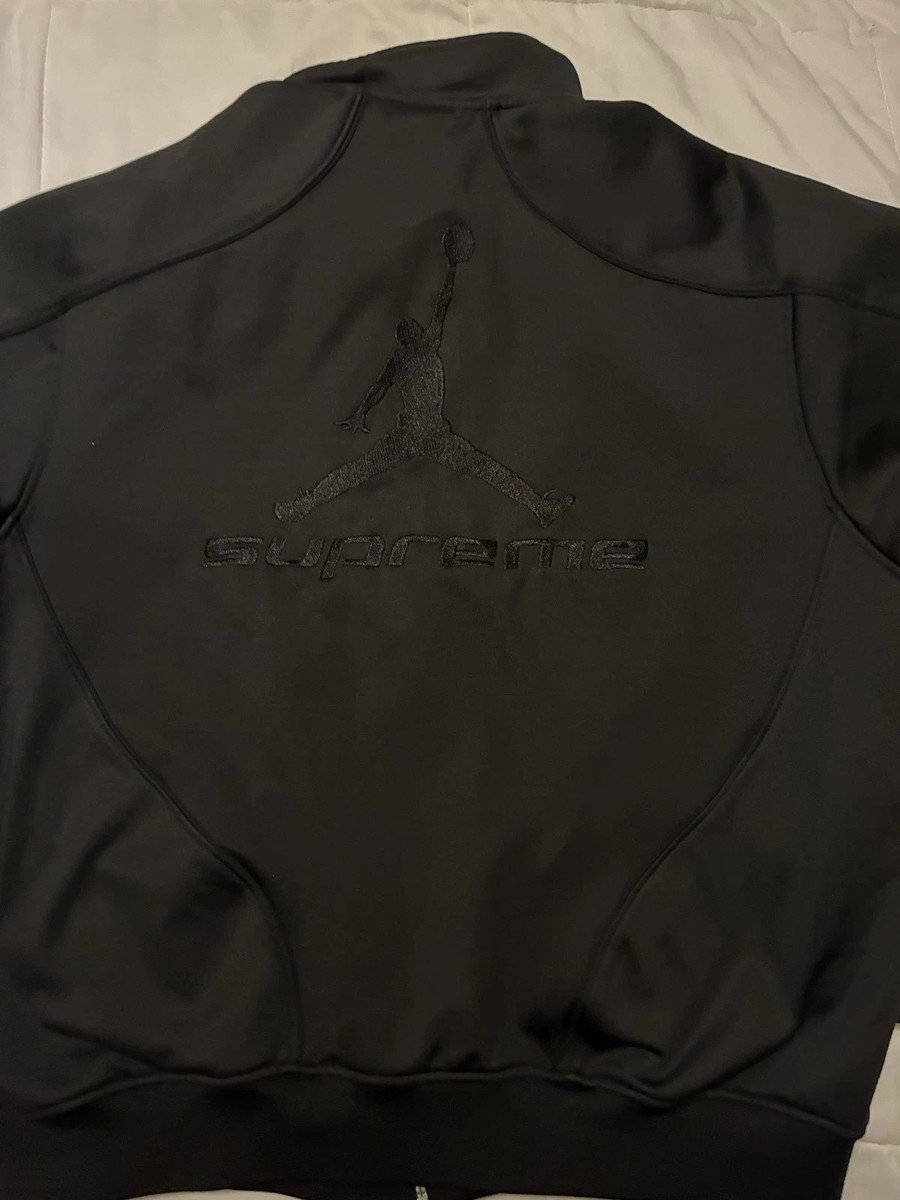 Supreme Jordan Tricot Track Jacket Black L | eBay