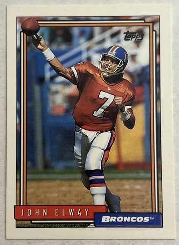 John Elway #125 1992 Topps card