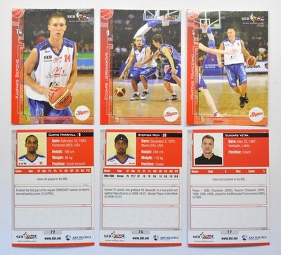 2006-07 SEB BBL BC Barons Pick a Player Card