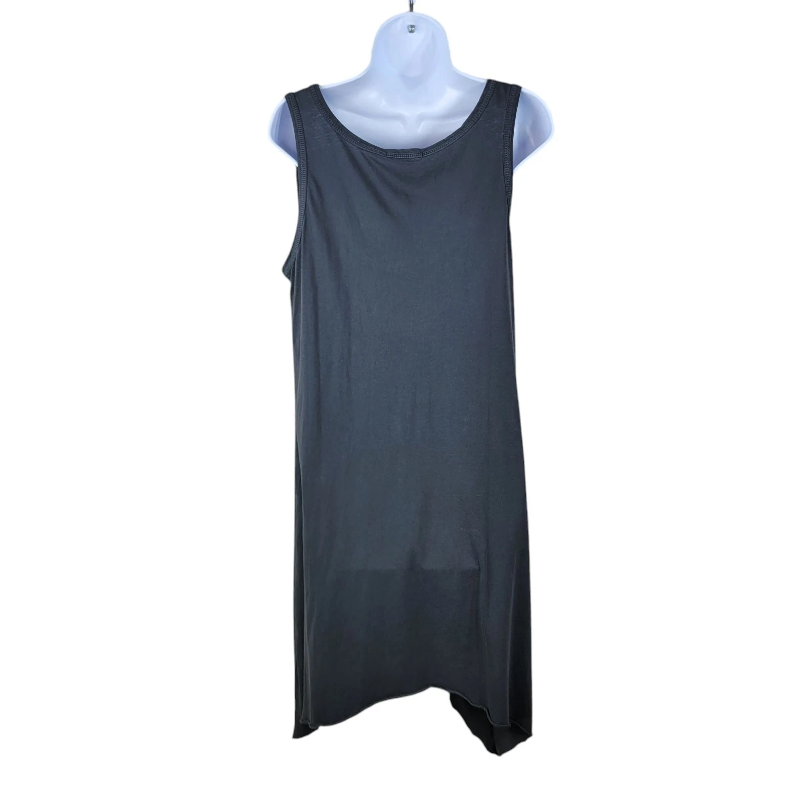 PALM ANGELS Abito elasticizzato Guy Harvey Tank grande copricostume da spiaggia grigio pesce spada assimetrico